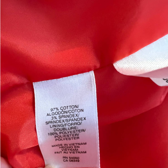 Jones Wear Coral Jacket with One Hook and Loop Closing Size 10 - Picture 5 of 6